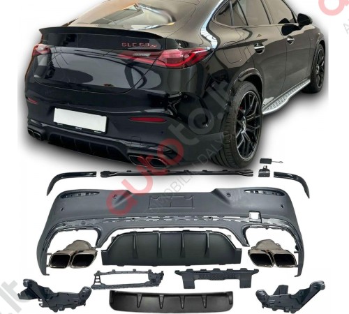 Mercedes GLC COUPE C254 63 AMG galinis difuzorius 2022+